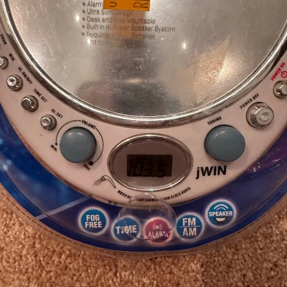 Am/Gm fog free shower mirror